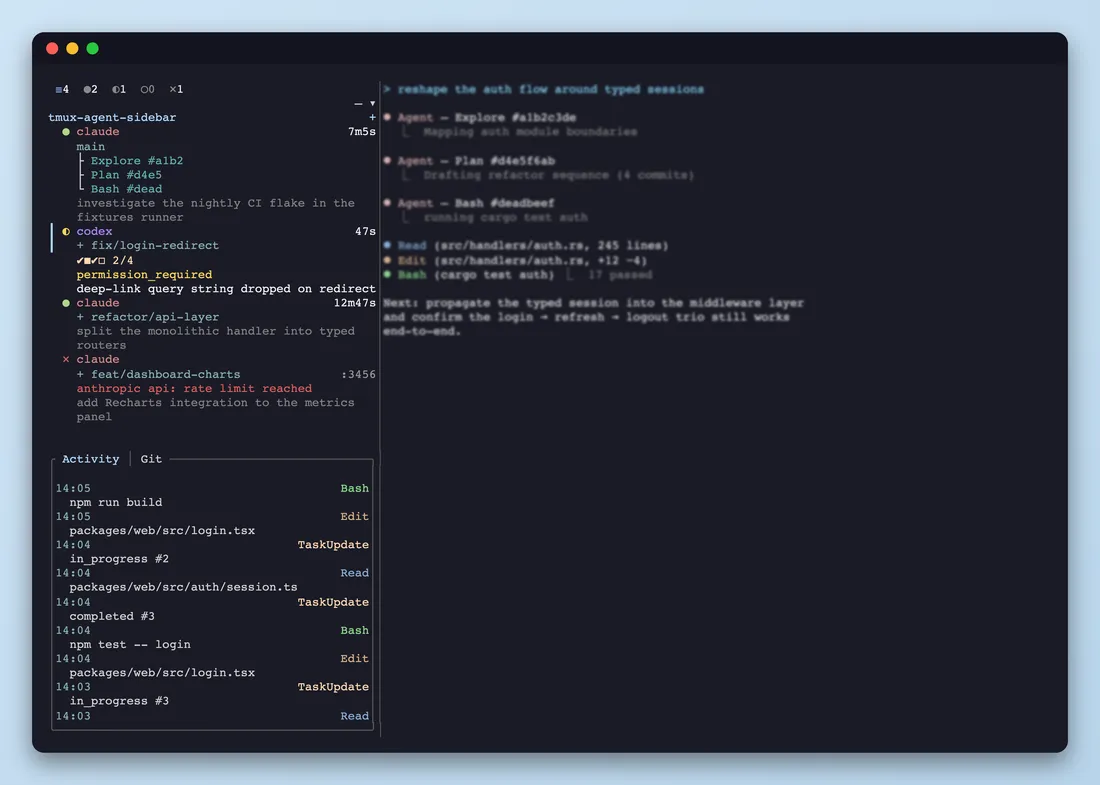 tmux-agent-sidebar screenshot