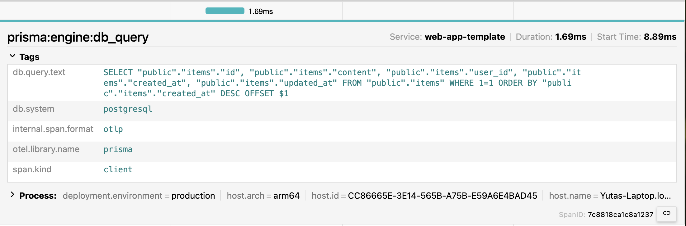 query metric